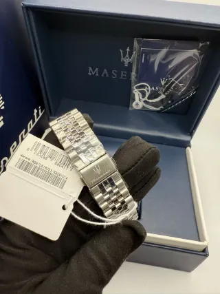 Reloj Maserati Verde y Plateado