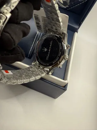 Reloj Maserati Verde y Plateado