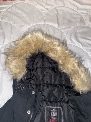 Chaqueta Springfield Negra con Capucha