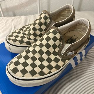 Vans cuadros verde talla 38