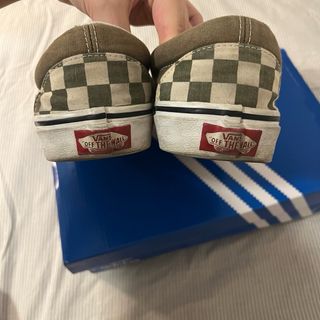 Vans cuadros verde talla 38