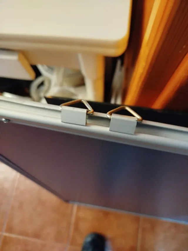 Pizarra Magnética Azul y Plateada