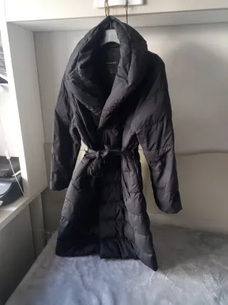 Abrigo Massimo Dutti Negro