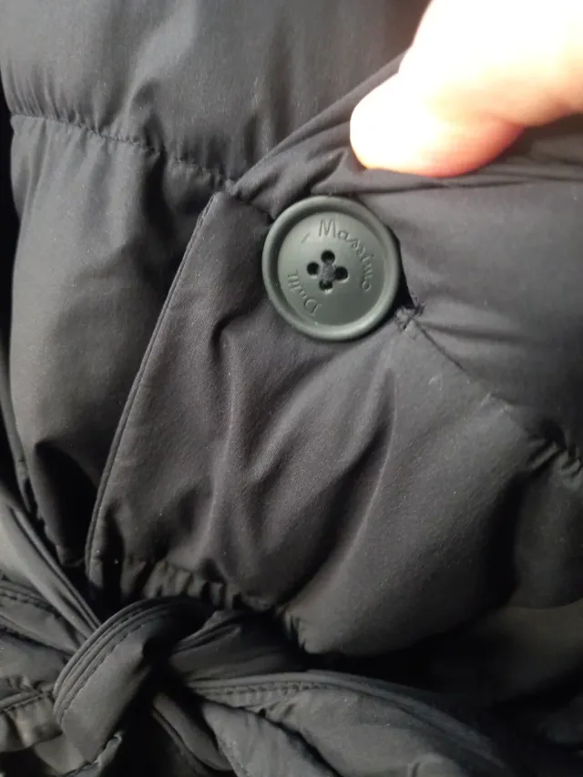 Abrigo Massimo Dutti Negro