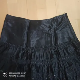 Falda Mango Ed. Limitada Negra