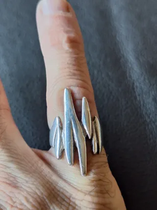 Anillo de plata artesano  diseño unico