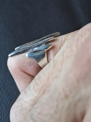 Anillo de plata artesano  diseño unico