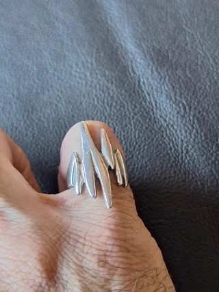 Anillo de plata artesano  diseño unico