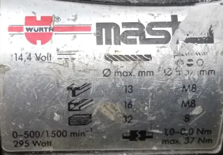 Trapano avvitatore Master wurth