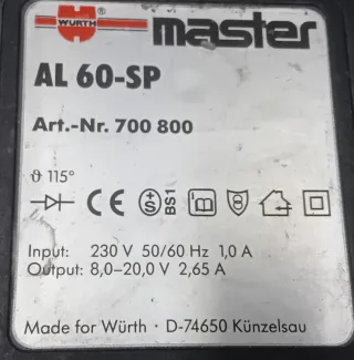 Trapano avvitatore Master wurth