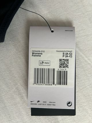 Top Deportivo Nike Negro Talla S