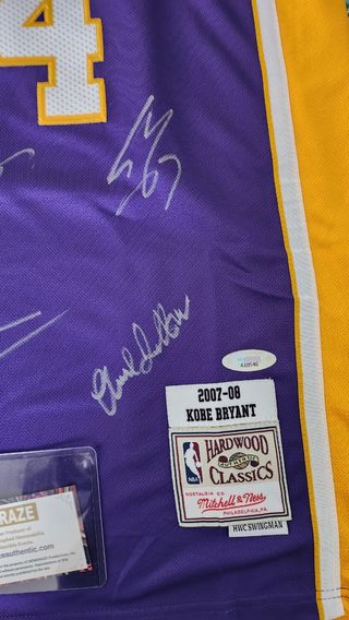 Maglia Lakers Kobe Bryant autografata Legends COA