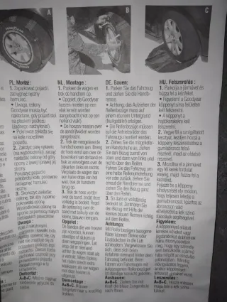 Cadenas textiles Goodyear para nieve sin usar