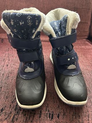 Botas niña nieve agua talla 35