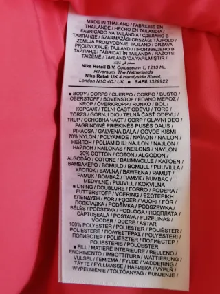 Chaqueta Nike Jordan Rosa
