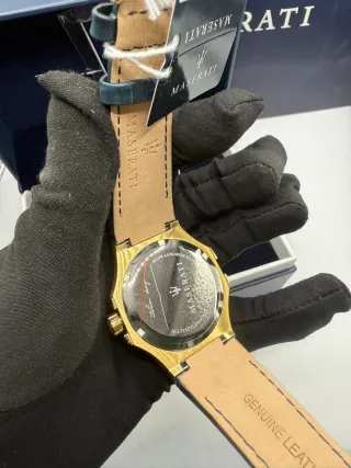 Reloj Maserati Dorado y Azul