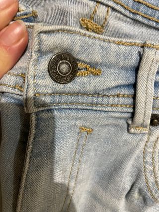Jeans uomo strappati azzurri