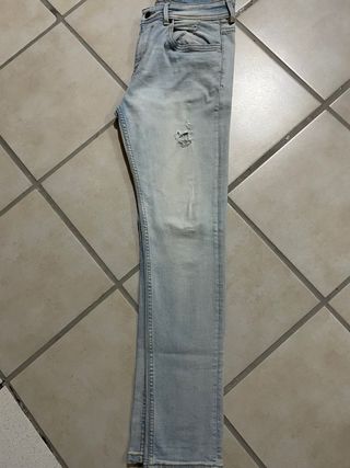 Jeans uomo strappati azzurri