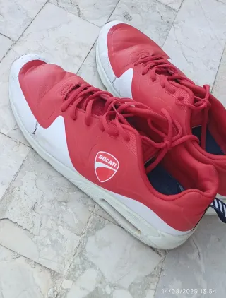 Scarpe uomo Ducati rosse bianche taglia 45