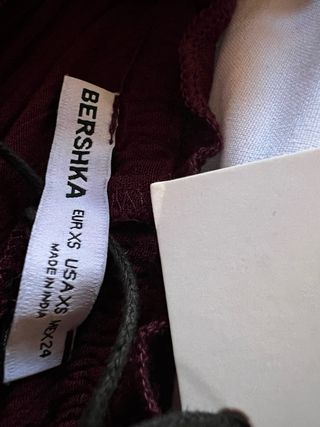 Top Bershka burgundy