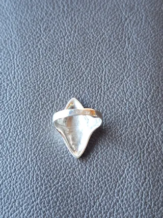 Anillo artesano Plata y esmalte Turquesa, unico!