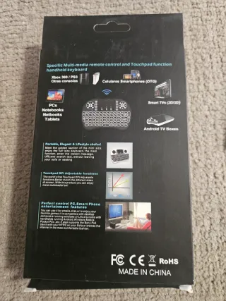 Mini Teclado Inalámbrico con Touchpad