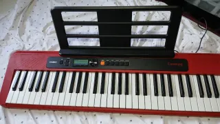 Teclado Casio Casiotone Rojo