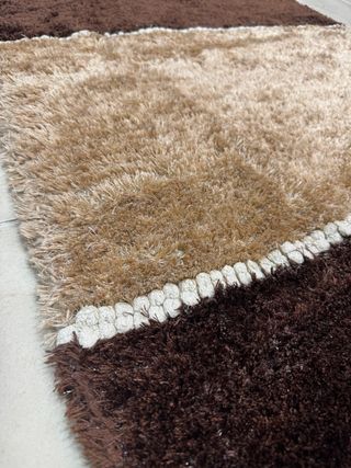 Tappeto moderno beige e marrone