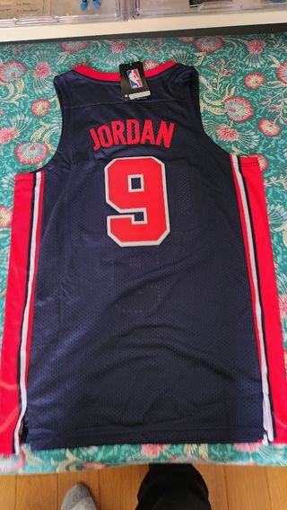 Maglia USA autografata Dream Team Jordan