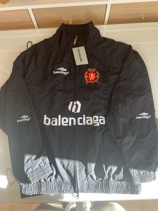 Cortavientos Balenciaga Negro Multicolor