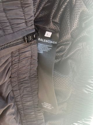 Cortavientos Balenciaga Negro Multicolor