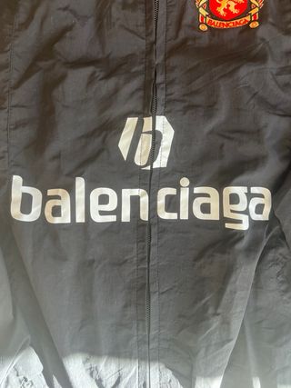 Cortavientos Balenciaga Negro Multicolor
