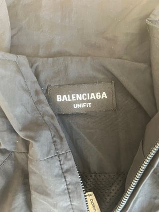 Cortavientos Balenciaga Negro Multicolor
