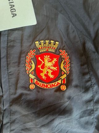 Cortavientos Balenciaga Negro Multicolor