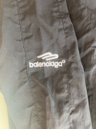 Cortavientos Balenciaga Negro Multicolor