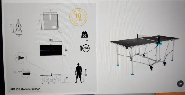 Mesa Ping Pong Exterior PONGORI