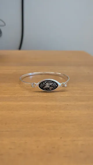 Pulsera Plata Damasquinado Toledo