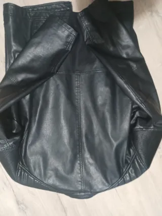 Cazadora Cuero Jack & Jones Negra