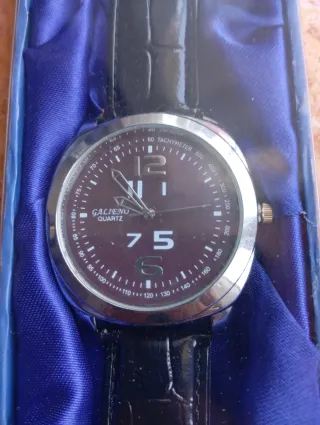 Reloj GUOCHAO Negro y Plateado