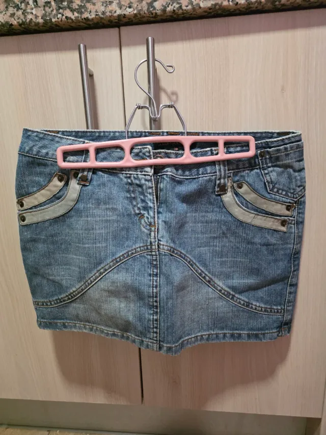 Falda vaquera corta Talla M