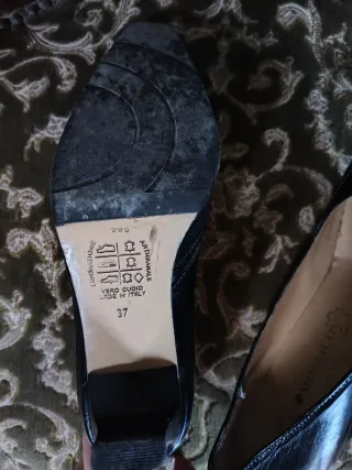 Scarpe décolleté vera pelle tacco 6 cm