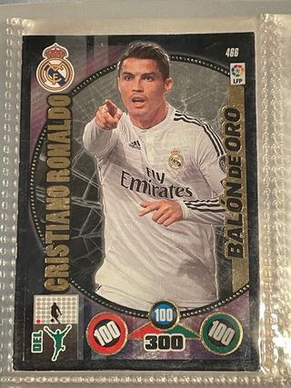 Cromo Cristiano Ronaldo Balón de Oro #466