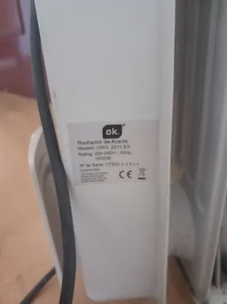 Calentador de aceite eléctrico