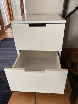 2 Comodini Bianchi Ikea