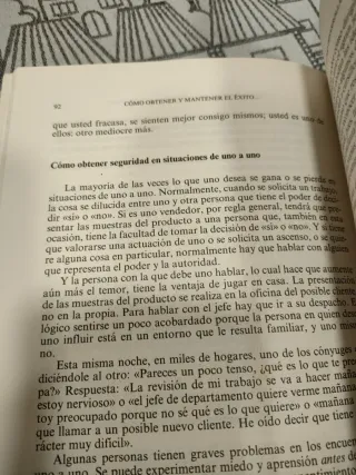 Como obtener y mantener el exito