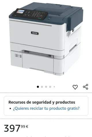 Impresora Xerox C310 Láser Color A4 Duplex
