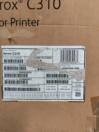 Impresora Xerox C310 Láser Color A4 Duplex