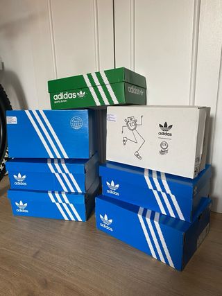 Cajas Adidas para zapatillas (Azul/Blanco)