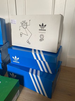 Cajas Adidas para zapatillas (Azul/Blanco)