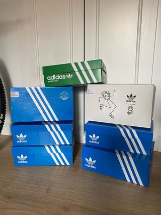 Cajas Adidas para zapatillas (Azul/Blanco)